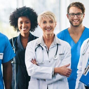 A group of five healthcare providers (HCPs)