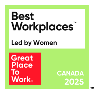 Best Workplaces Led by Women badge from Great Place to Work™